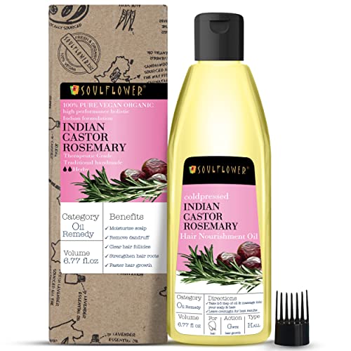 SOULFLOWER INDIAN CASTOR ROSEMARY Hair Nourishment Oil SOULFLOWER INDIAN CASTOR ROSEMARY Hair Nourishment Oil