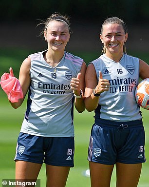 Arsenal teammates and 'great friends' Caitlin Foord and Katie McCabe