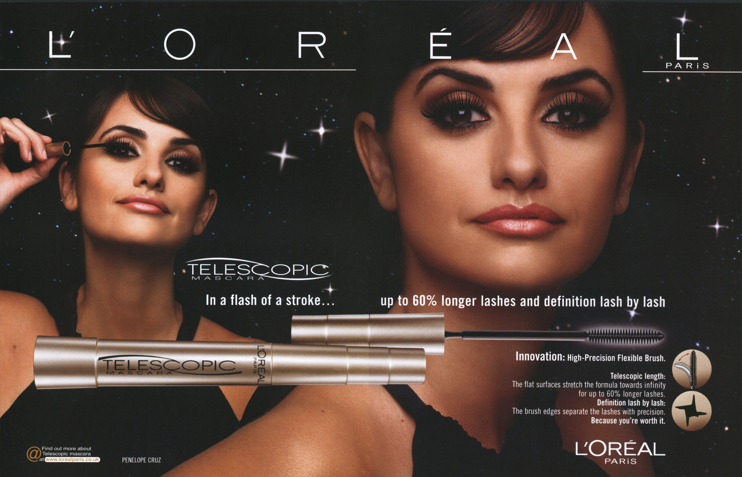 Penelope Cruz earns aound £1.5million a year endorsing shampoo, skin care and make-up products for L’Oreal