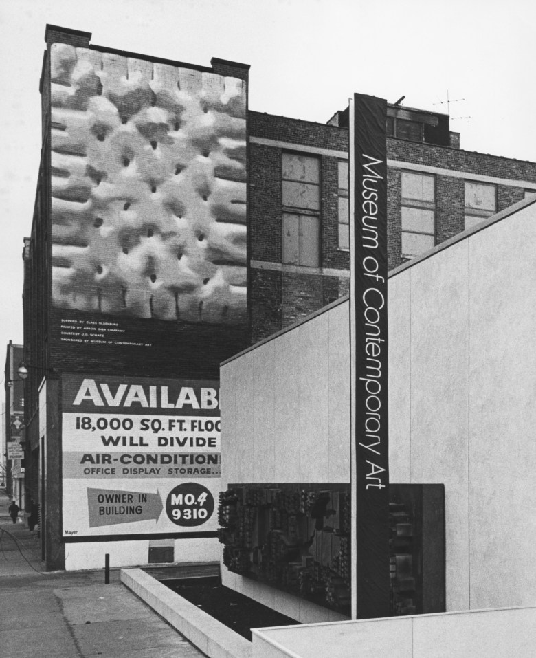 A black and white photo of the sam location, showing a contrasted close up of a pop tart.