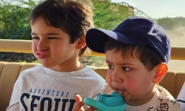 Every time Taimur Ali Khan was the perfect older brother to Jeh