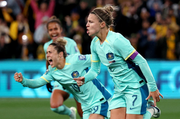 ‘Fire in everyone’s eyes’: Catley declares Matildas ready for round of 16