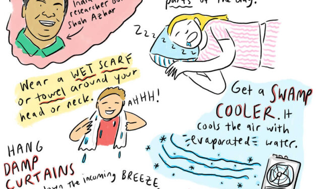 Wet socks can make a difference: Tips from readers on keeping cool without AC