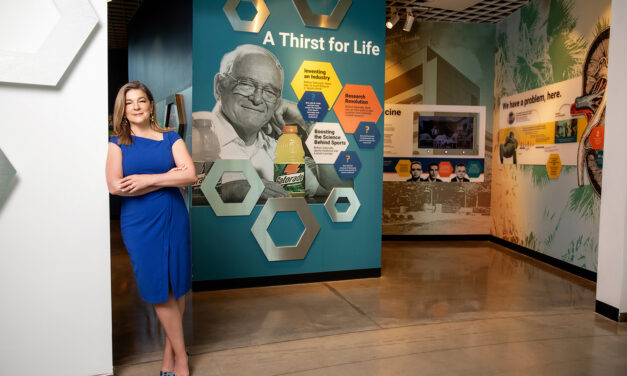 Gatorade legacy whets daughter’s thirst for ‘inventivity’