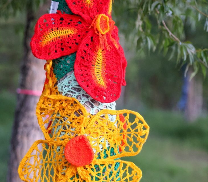 Snowmass adorns trees around town with colorful knits