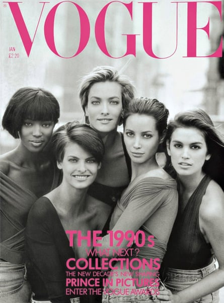 Vogue front cover January 1990.