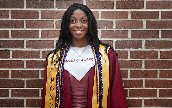 Back to the books: Former L-E track standout Nevaeh Hill blazes path toward becoming a midwife at UALR while keeping her competitive edge