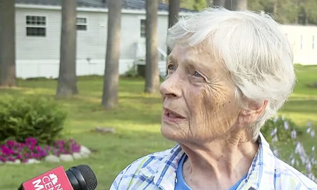 An 87-year-old woman fought off an intruder, then fed him after he told her he was hungry