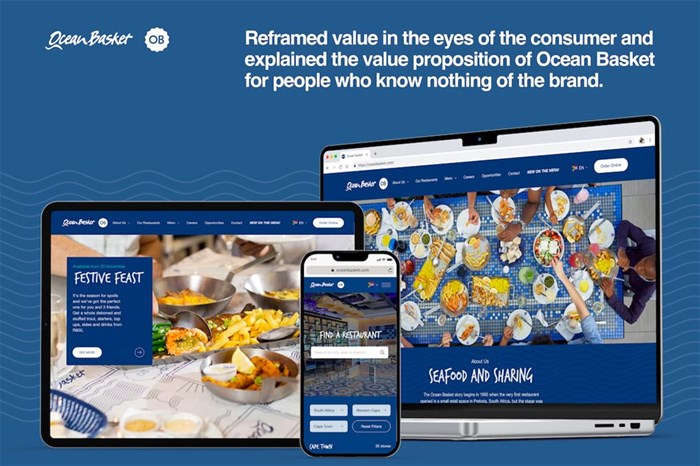 So Interactive receives prestigious Bookmark Award for Ocean Basket website