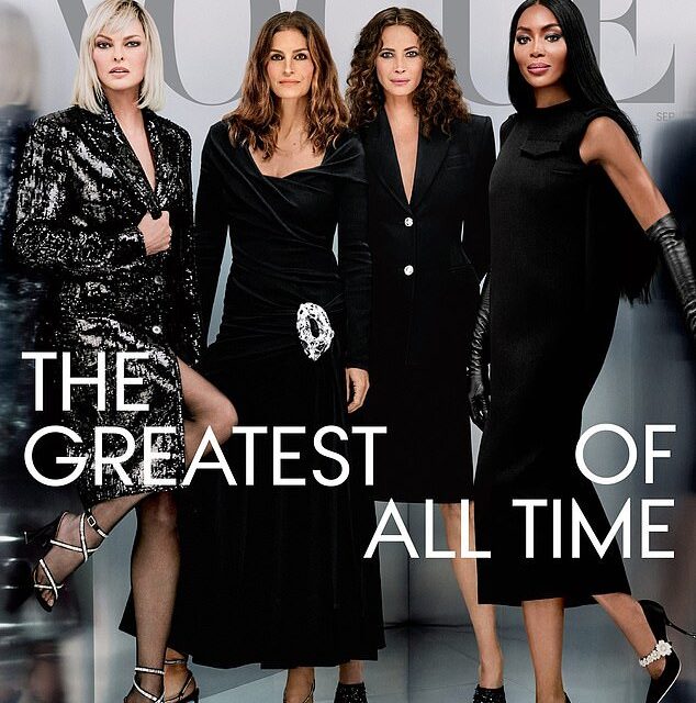 Vogue is slammed for airbrushing supermodels on the cover