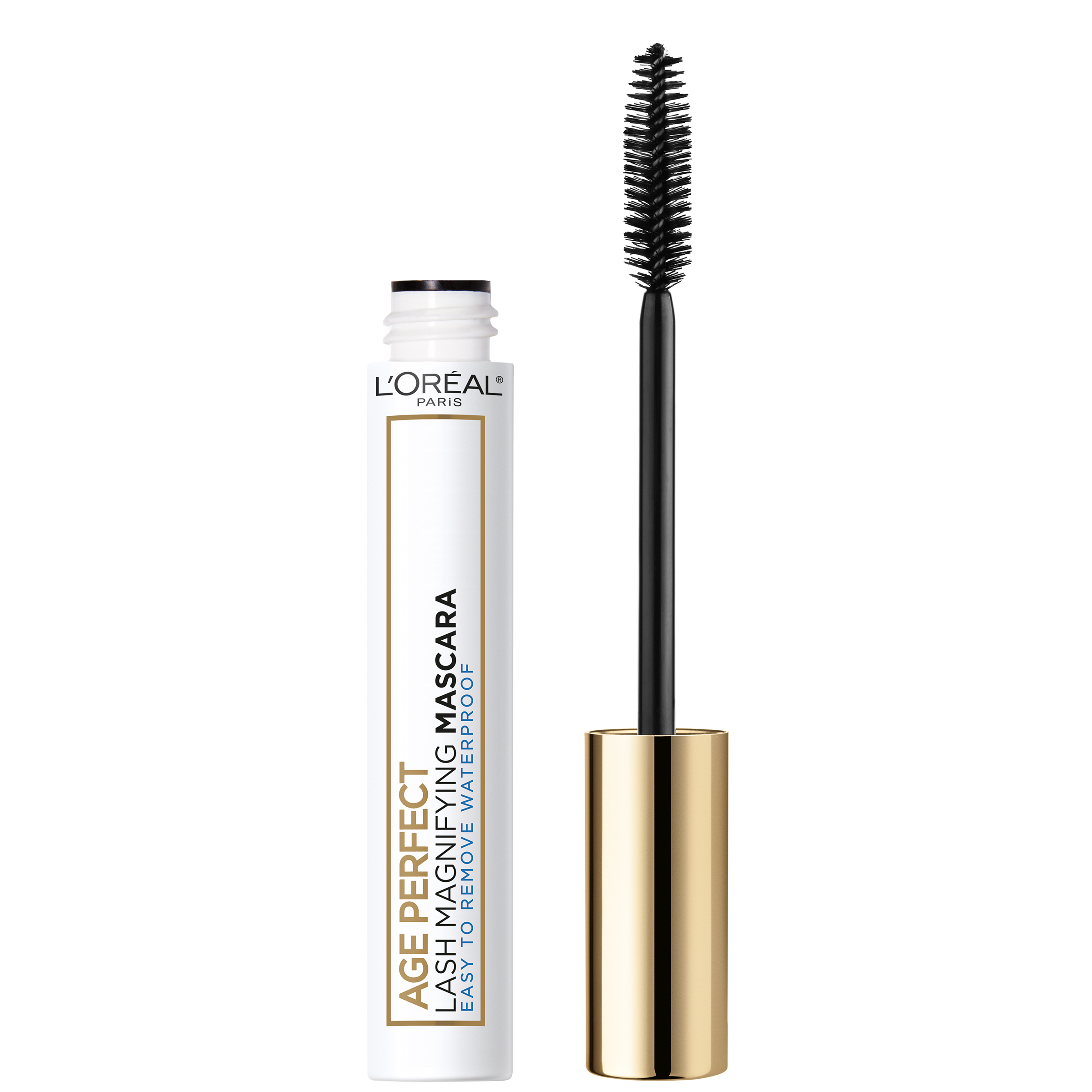 Loreal Paris Age Perfect Lash Magnifying Waterproof Mascara for best eye products for older women.