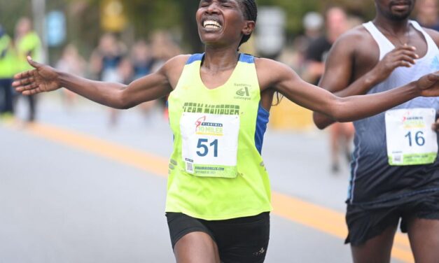 At Virginia 10 Miler, Color Guard falls back to Bozeman, Mkungo and Naibei win titles