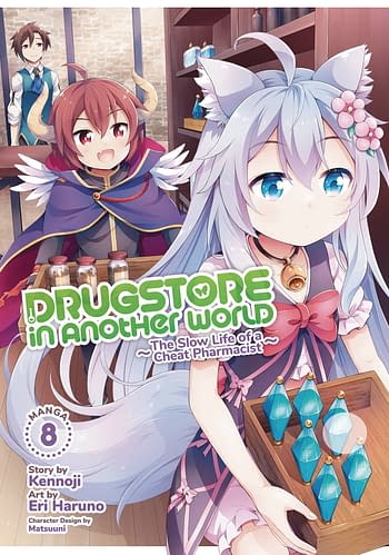Cover image for DRUGSTORE IN ANOTHER WORLD CHEAT PHARMACIST GN VOL 08