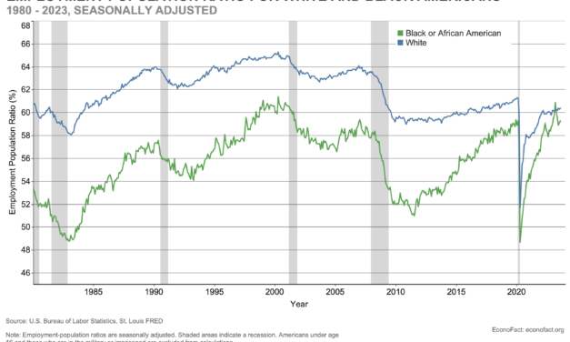Is Black Employment Catching Up with White Employment? | Econofact