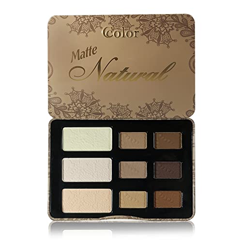 Ccolor Cosmetics Matte Natural 9-Color Eyeshadow Palette