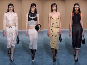 Looks from Shushu/Tong's spring 2024 collection
