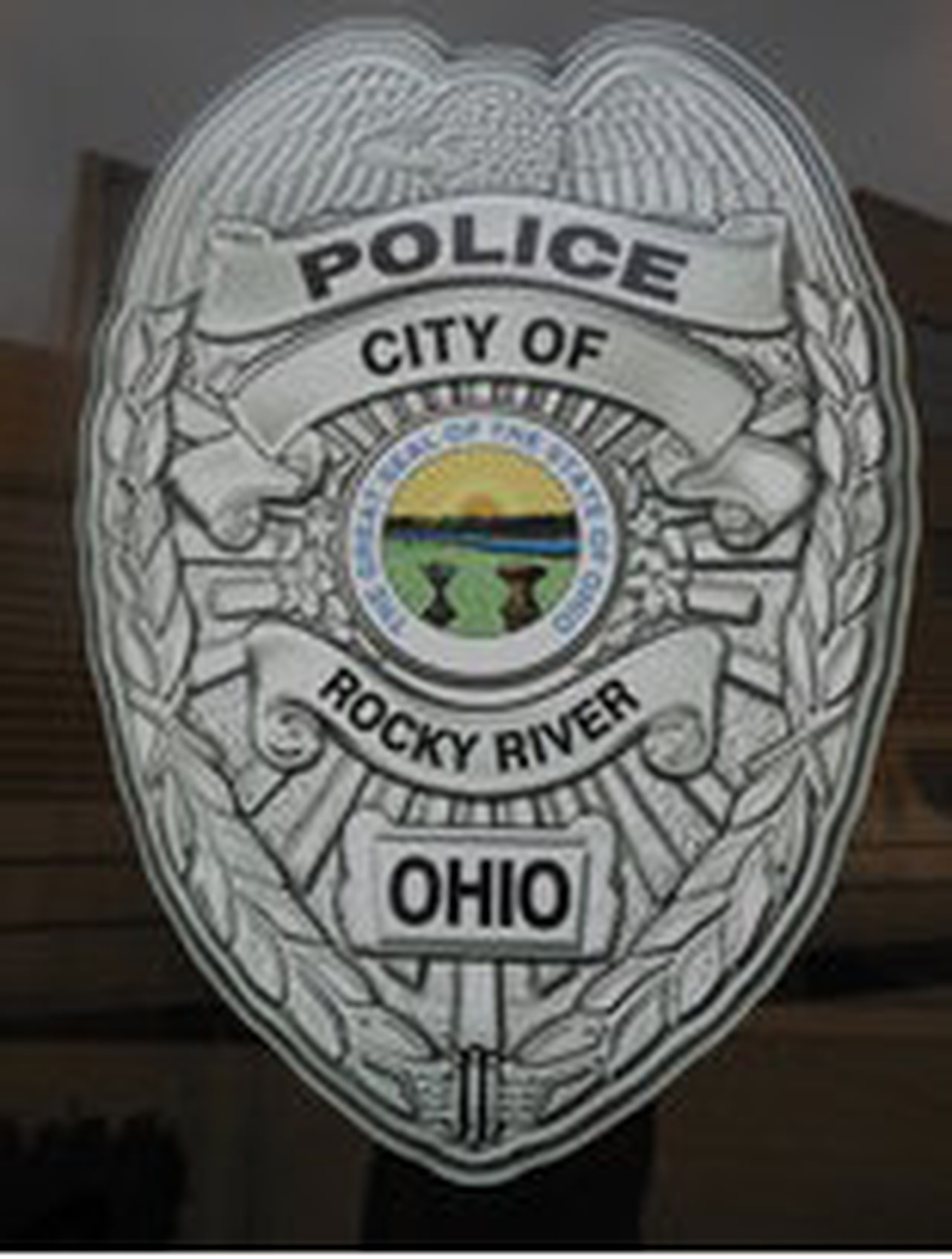 Rocky River police badge