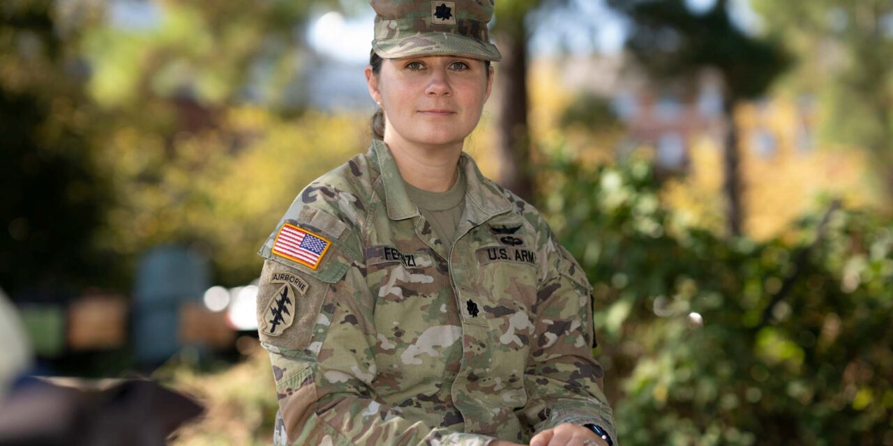 First Woman ROTC Commander Takes Reins of Cavalier Battalion