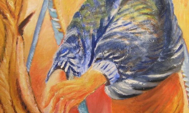 Paintings of Indigenous ways of life in a northern Saskatchewan hamlet return home | CBC News