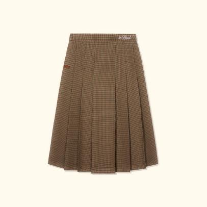 Lacoste x le FLEUR Checkered Skirt