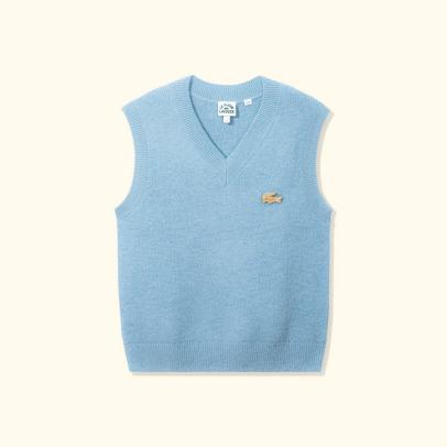 Lacoste x le FLEUR Blue Sweater Vest