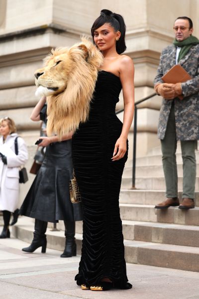 Image: Kylie Jenner at PFW 2023. 