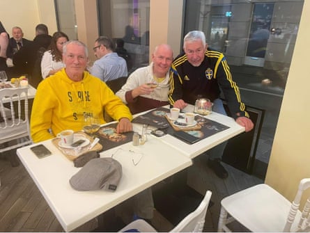 Three Sweden fans went to Brussels. Only one of them came back