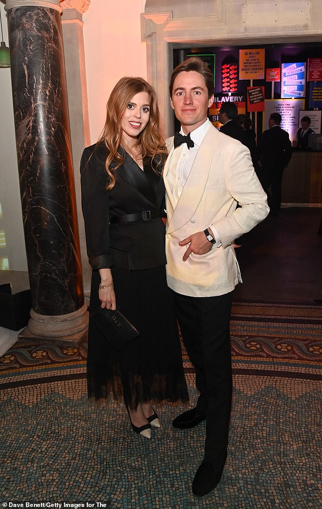 Princess Beatrice was joined by her husband, Edoardo Mapelli Mozzi, for the event