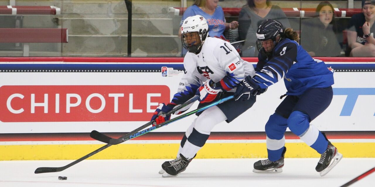 Laila Edwards is first Black woman to play for U.S. national hockey team