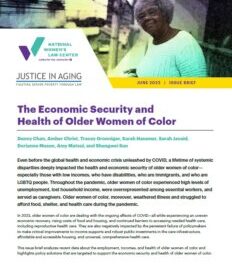 The Economic Security and Health of Older Women of Color – National Women’s Law Center