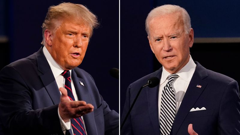 CNN Poll: Trump narrowly leads Biden in hypothetical rematch | CNN Politics