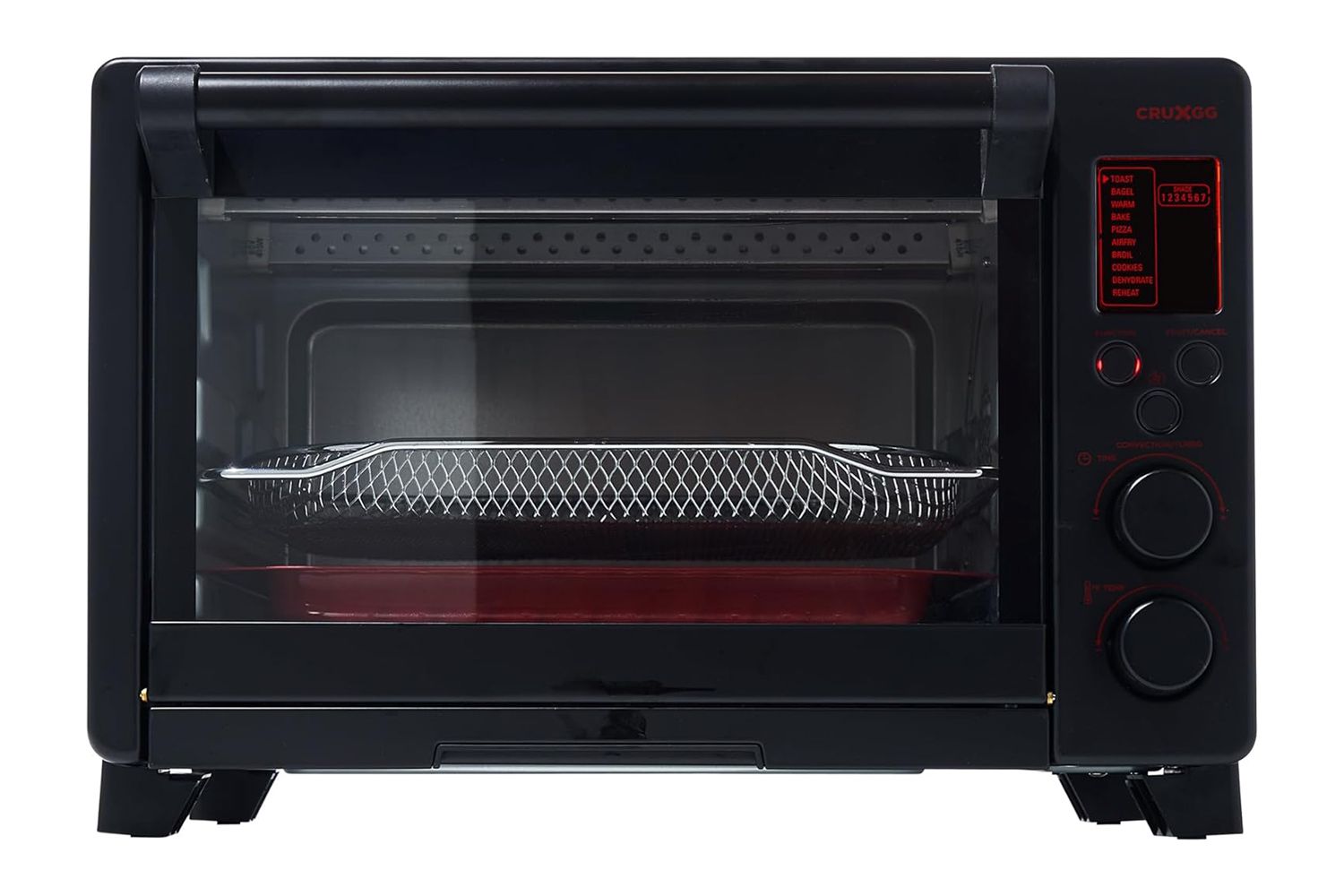 CRUXGG Digital Toaster Oven with Air Frying