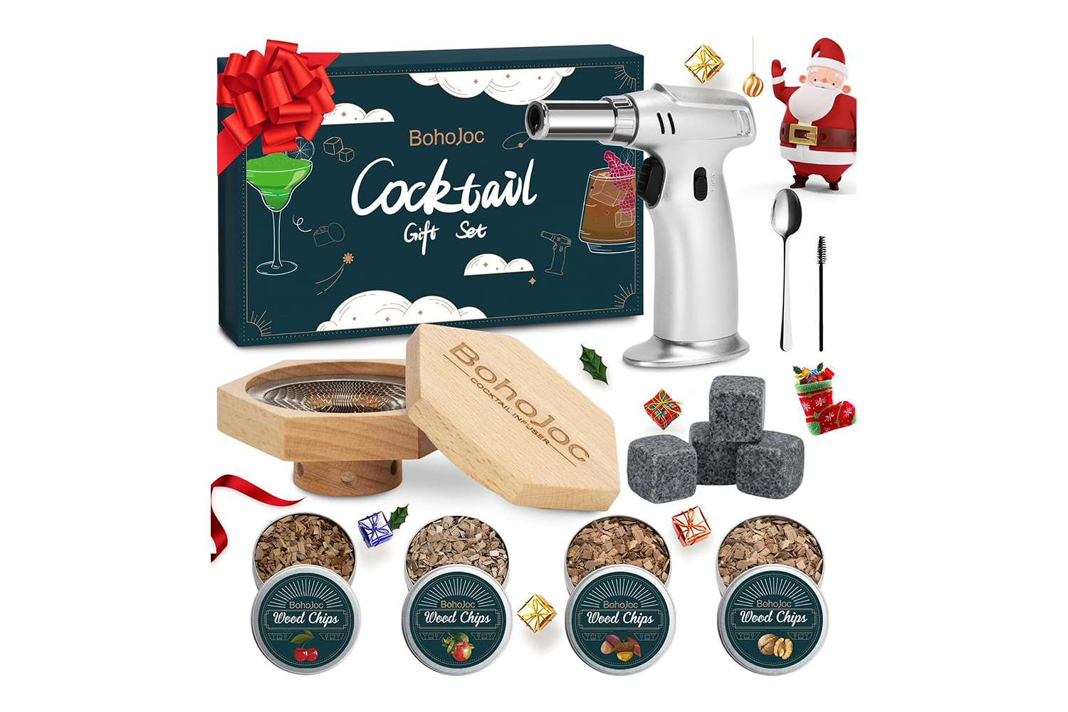 Boho Joc Gifts for Men Dad Boyfriend Cocktail Smoker Kit