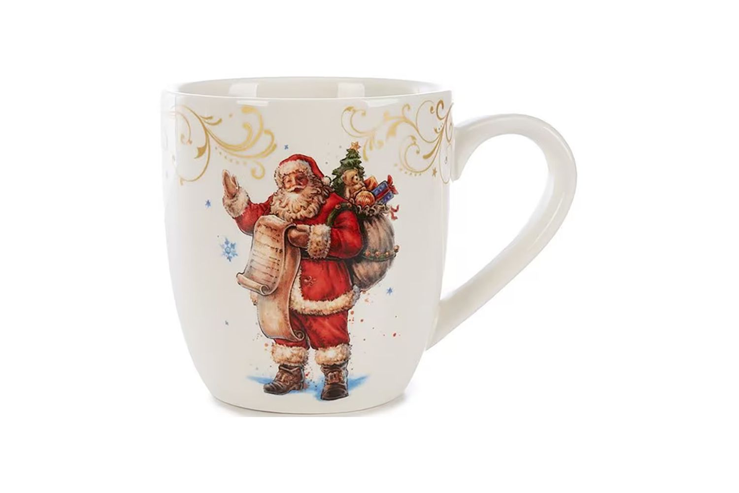 Southern Living Holiday Classic Santa With List Coffee Mug