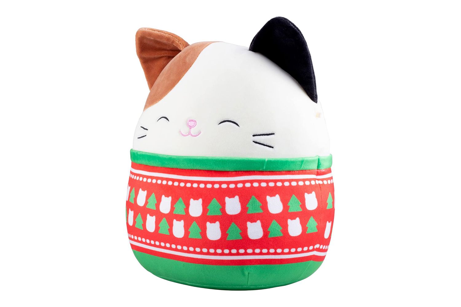 Squishmallows 10" Cam The Cat with Christmas Sweater