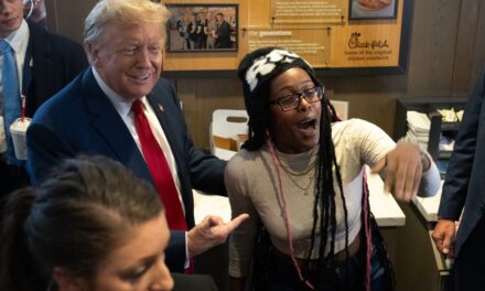 Donald Trump’s interaction with Black woman in Chick-fil-A goes viral