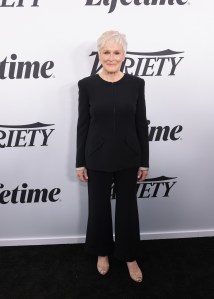 NEW YORK, NEW YORK - MAY 02: Glenn Close attends Variety Power Of Women New York Presented By Lifetime at Cooper Hewitt, Smithsonian Design Museum on May 02, 2024 in New York City. (Photo by Dimitrios Kambouris/Variety via Getty Images)