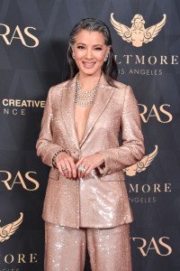 Kelly Hu at the Hollywood Creative Alliance's Astra TV Awards held at The Biltmore Los Angeles on January 8, 2024 in Los Angeles, California.