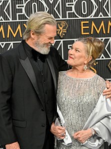 Jeff Bridges and Susan Geston at the 75th Primetime Emmy Awards held at the Peacock Theater on January 15, 2024 in Los Angeles, California. (Photo by Michael Buckner/Variety via Getty Images)