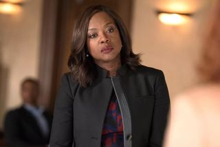 Viola Davis as Annalise Keating, standing in court, in 'How to Get Away With Murder'