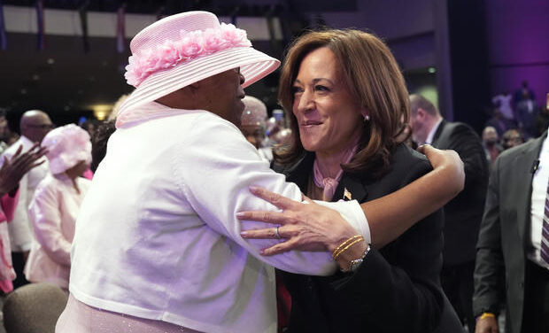 Kamala Harris turns to her faith in outreach to Black voters